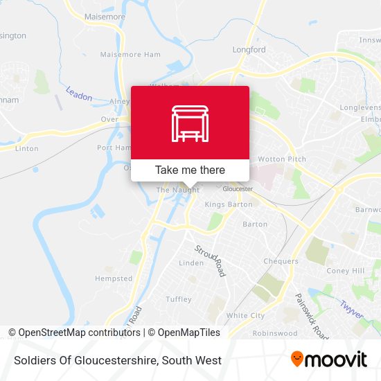 Soldiers Of Gloucestershire map