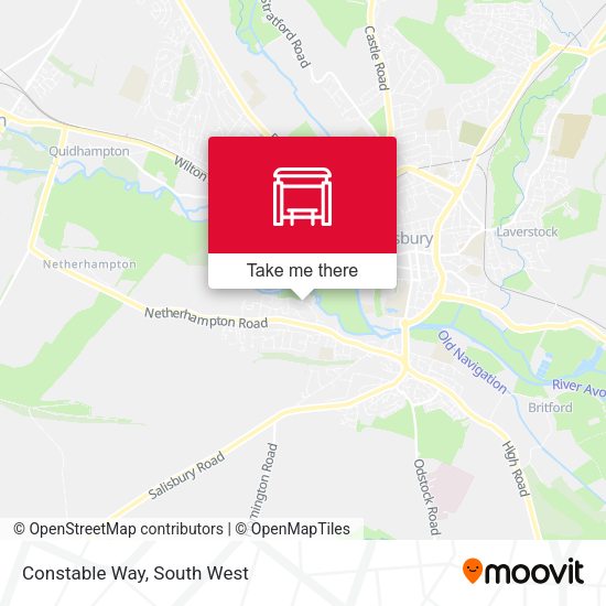 Constable Way map