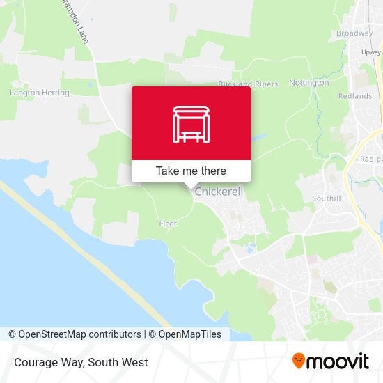 Courage Way map