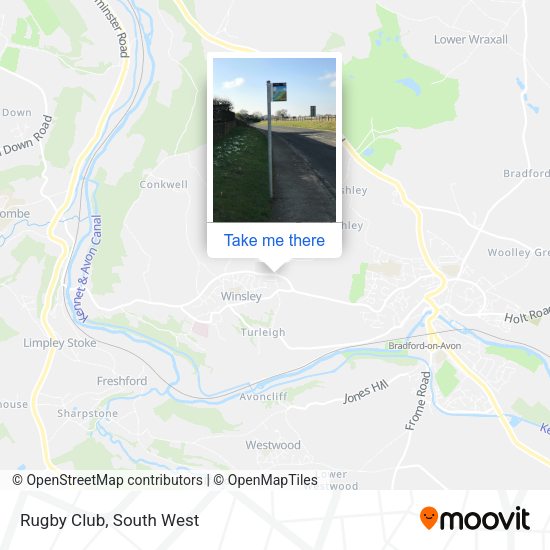 Rugby Club map