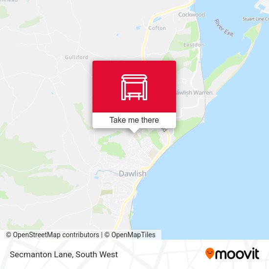 Secmanton Lane map