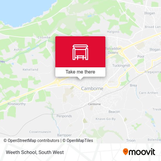 Weeth School map