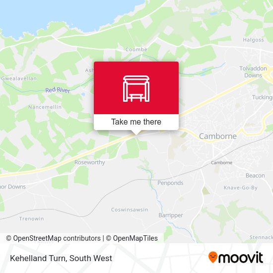 Kehelland Turn map