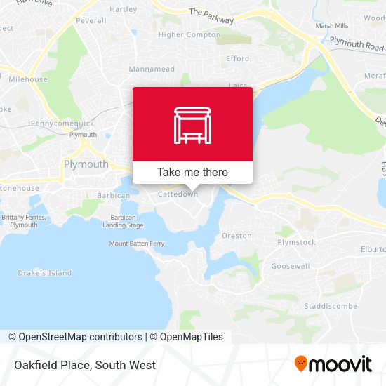 Oakfield Place map