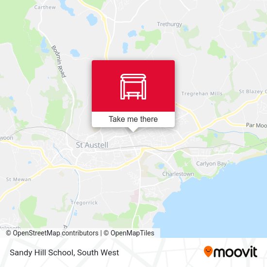 Sandy Hill School map