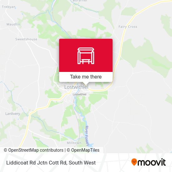 Liddicoat Rd Jctn Cott Rd map
