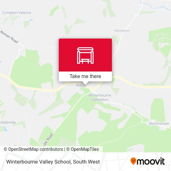Winterbourne Valley School map