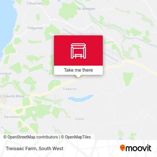 Treisaac Farm map