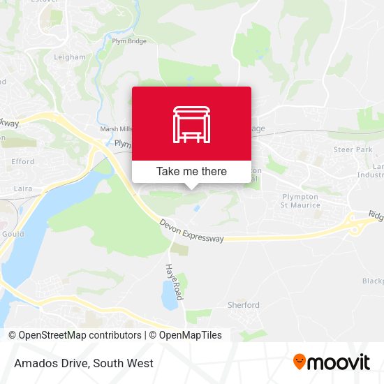 Amados Drive map
