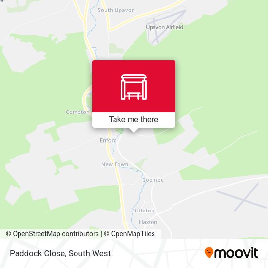 Paddock Close map