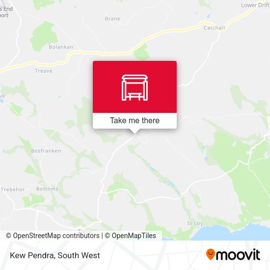 Kew Pendra map