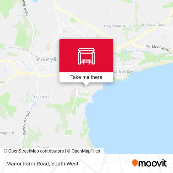 Manor Farm Road map