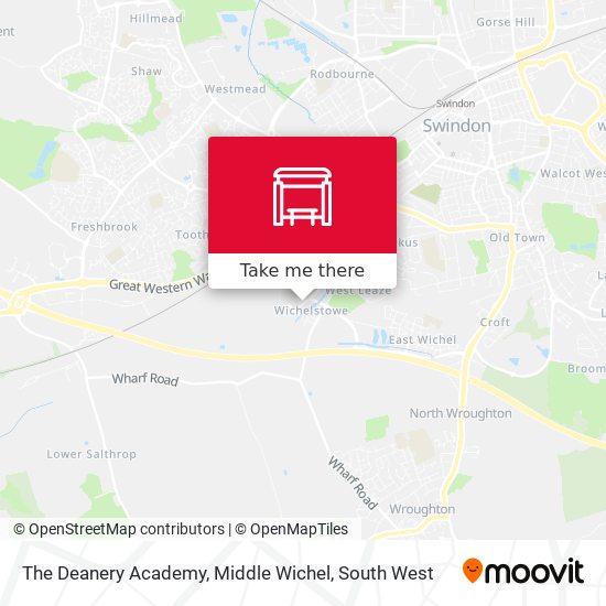 The Deanery Academy, Middle Wichel map