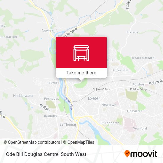 Ode Bill Douglas Centre map
