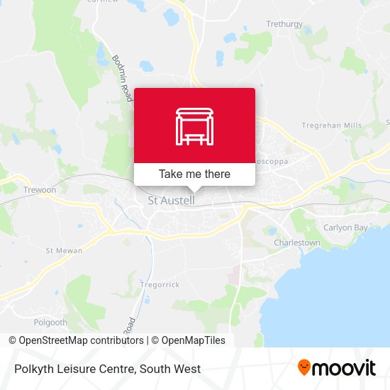 Polkyth Leisure Centre map