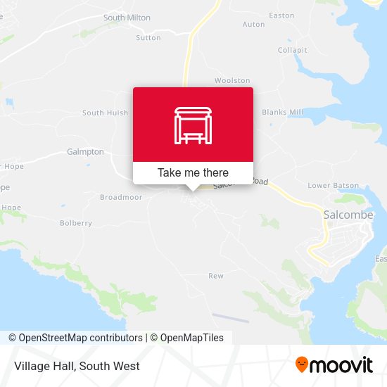 Village Hall map