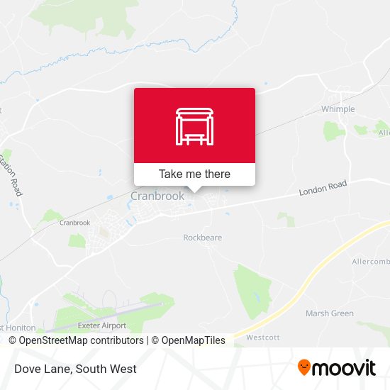 Dove Lane map