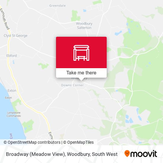 Broadway (Meadow View), Woodbury map