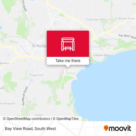 Bay View Road map