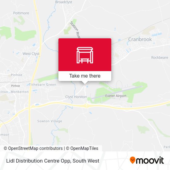 Lidl Distribution Centre Opp map