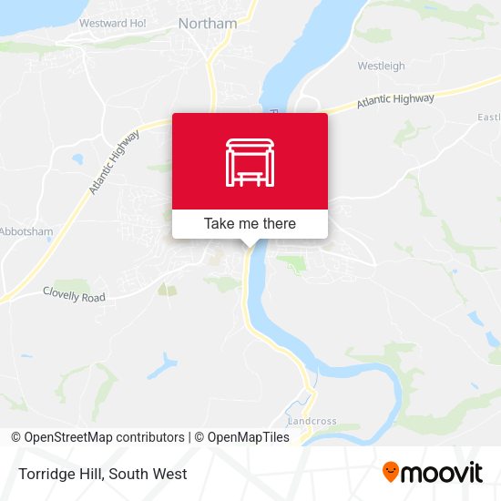 Torridge Hill map