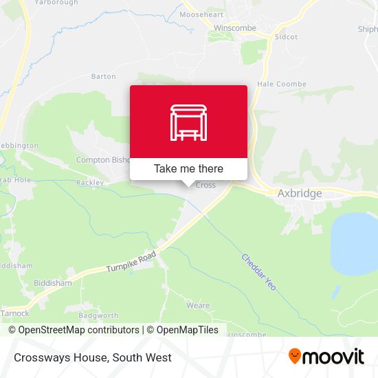 Crossways House map