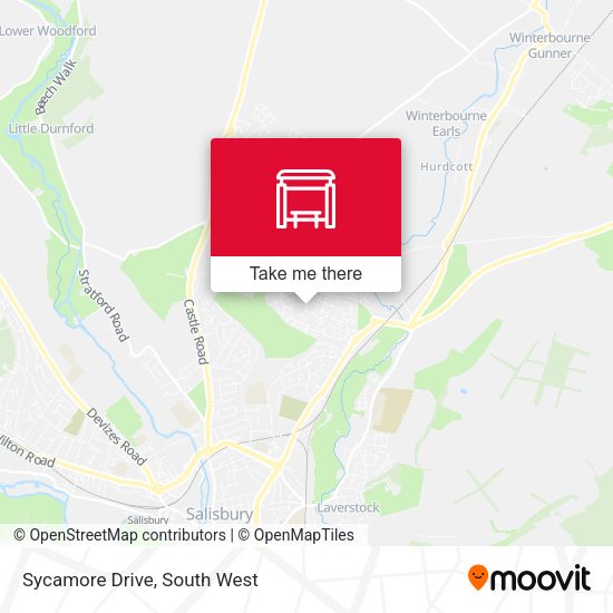 Sycamore Drive map