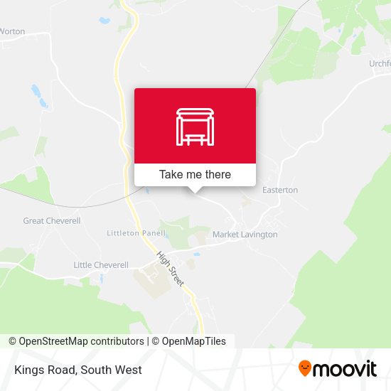 Kings Road map