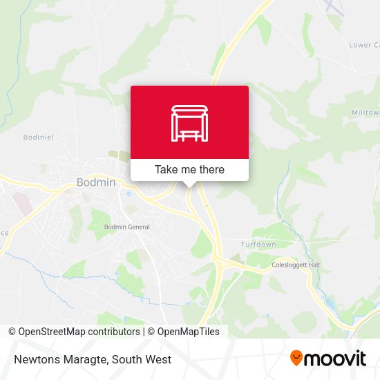Newtons Maragte map