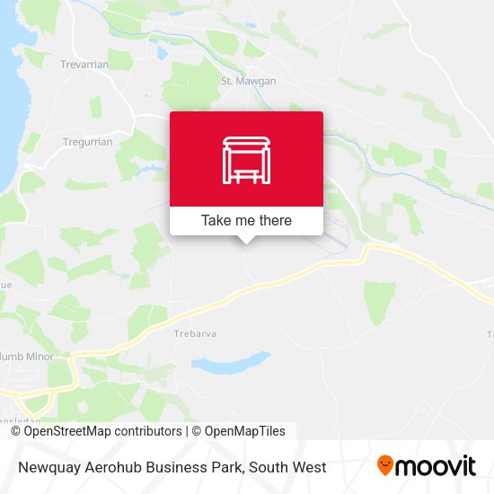 Newquay Aerohub Business Park map