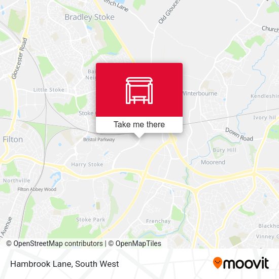 Hambrook Lane map
