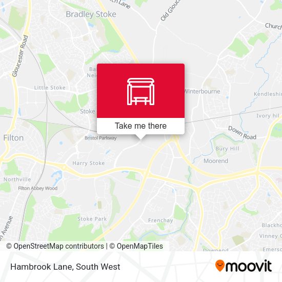 Hambrook Lane map