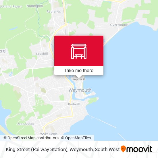 King Street (Railway Station), Weymouth map