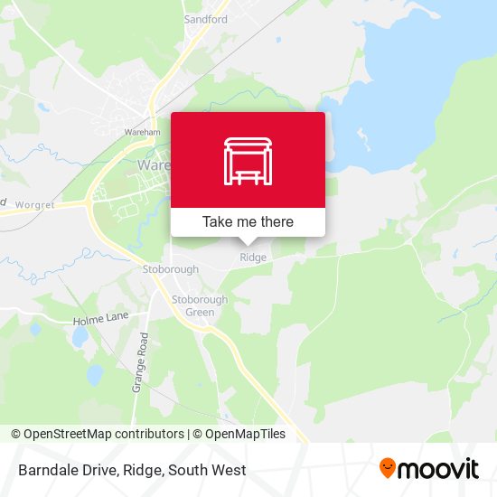 Barndale Drive, Ridge map