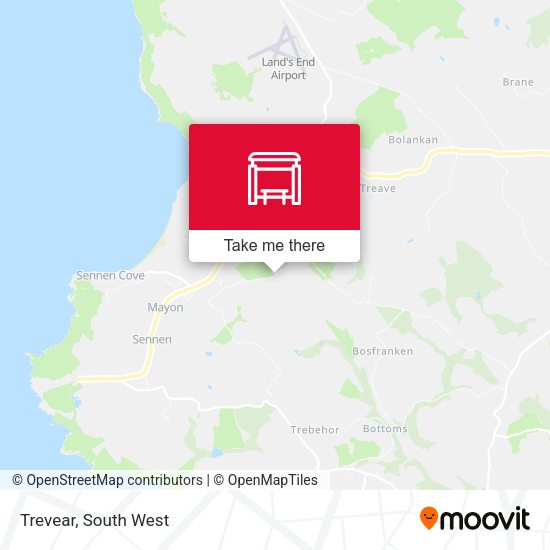 Trevear map
