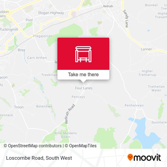 Loscombe Road map