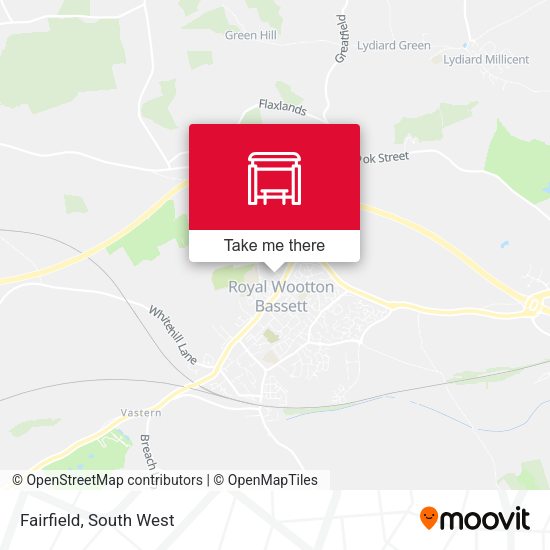 Fairfield map