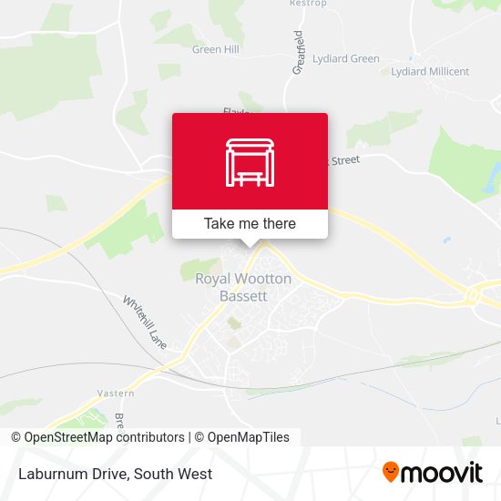Laburnum Drive map