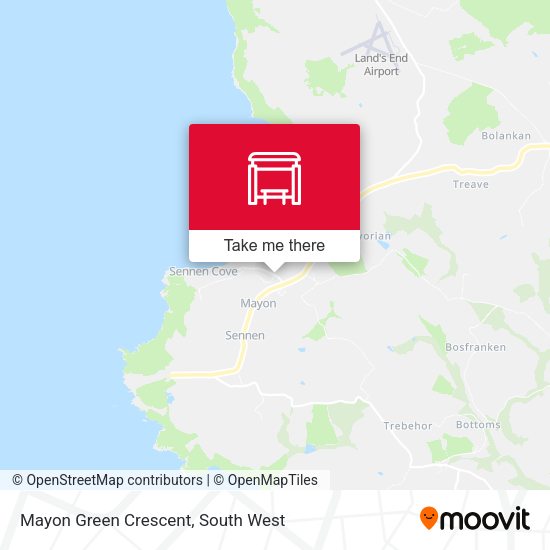 Mayon Green Crescent map