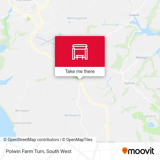 Polwin Farm Turn map