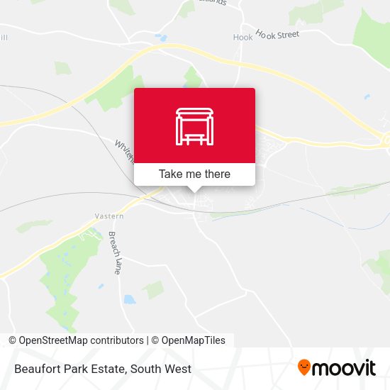 Beaufort Park Estate map