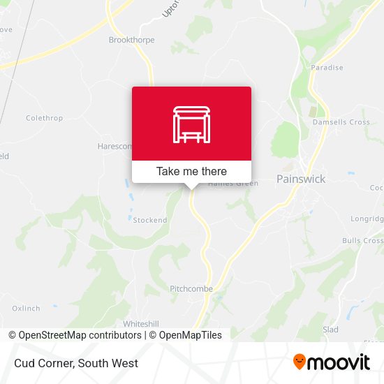 Cud Corner map