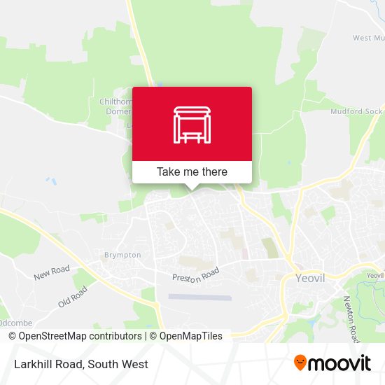 Larkhill Road map
