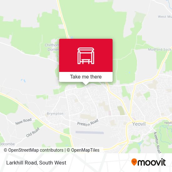 Larkhill Road map