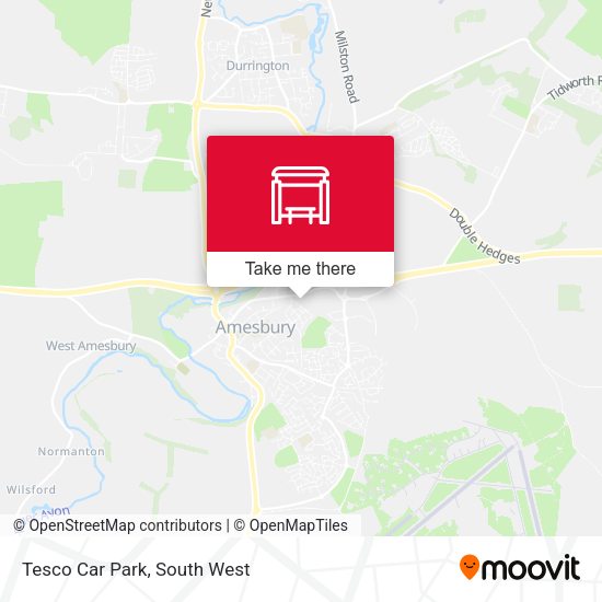 Tesco Car Park map