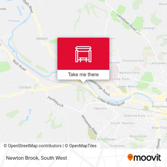 Newton Brook map