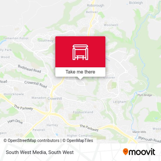 South West Media map