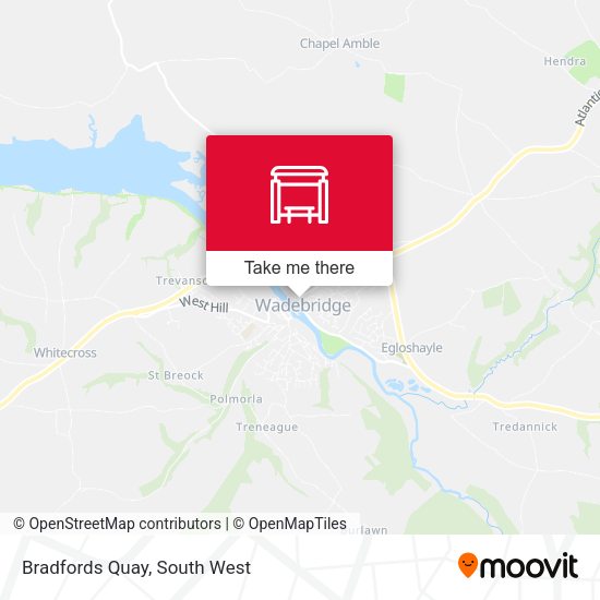 Bradfords Quay map