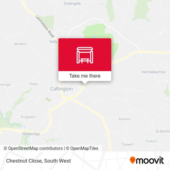 Chestnut Close map