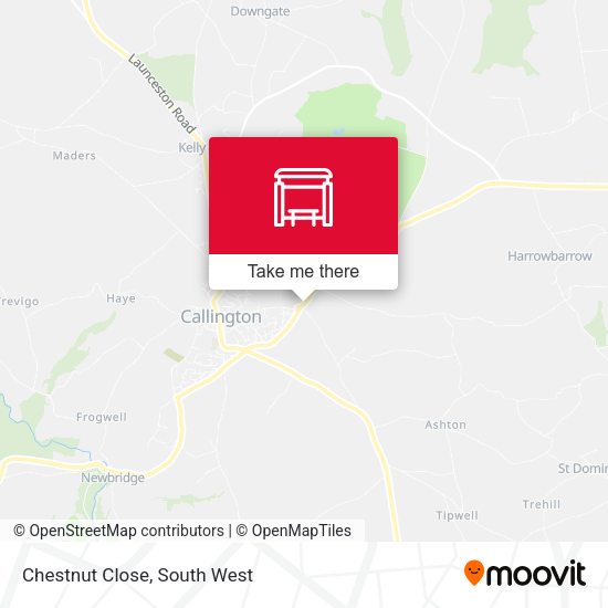 Chestnut Close map